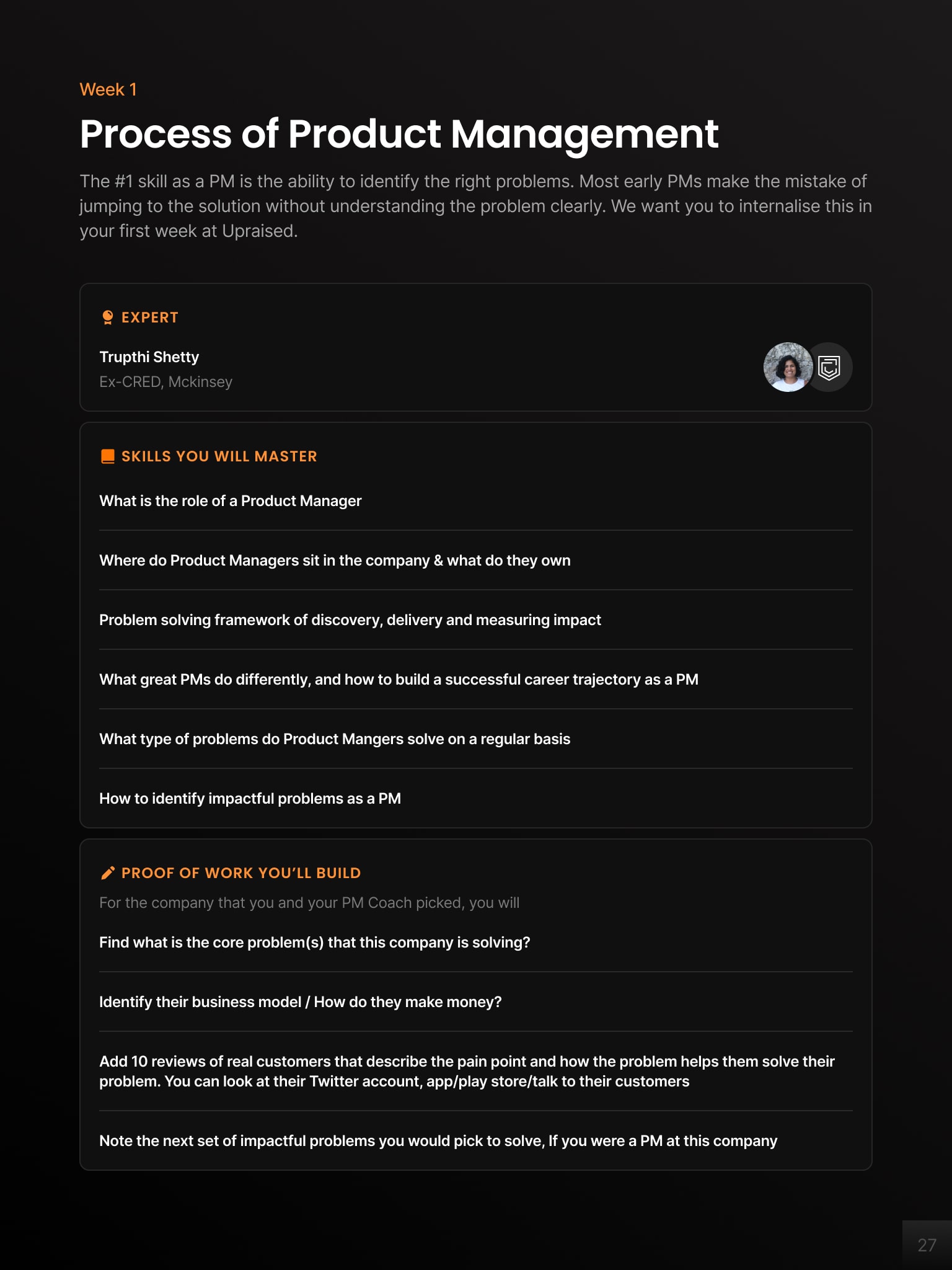 Product Management Launchpad Curriculum Page 27